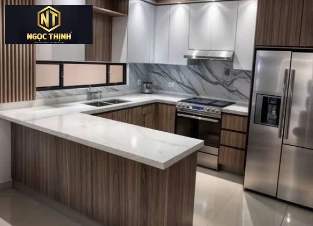 QUẦY BAR PHÒNG BẾP ĐƠN GIẢN SANG TRỌNG